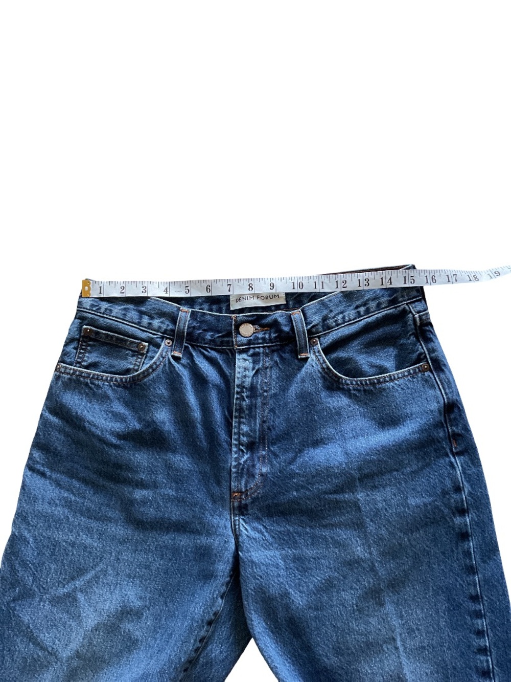 Denim Forum The '90s Marlo Hi-Rise Baggy Jean, size 29 - Picture 13 of 16